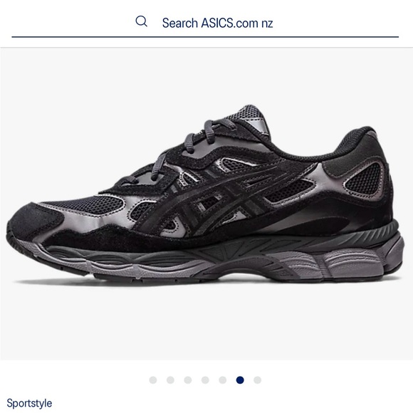 ASICS Black/Graphite sneakers - Picture 3 of 8